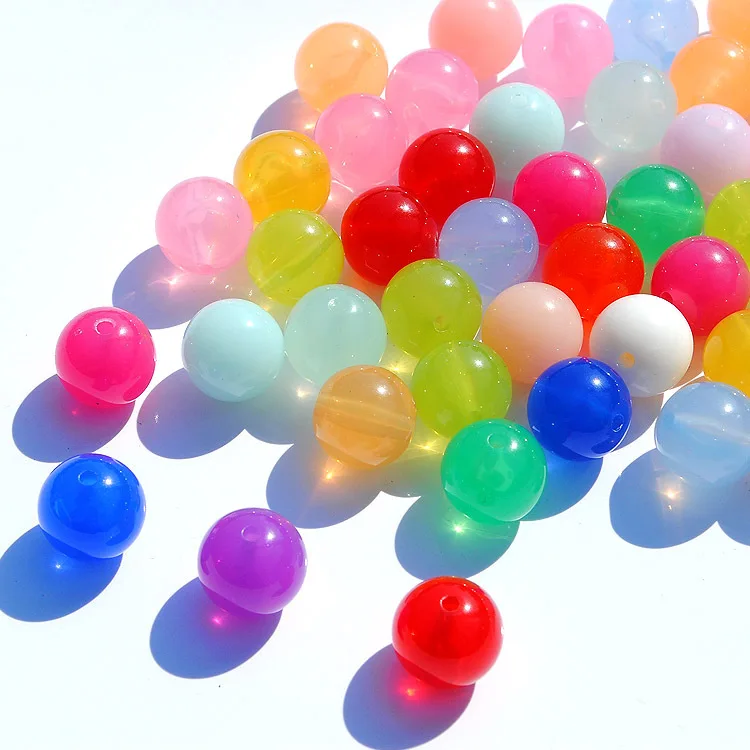 6 mm to 20 mm DIY handmade beads embellishing garment accessories translucent effect beads