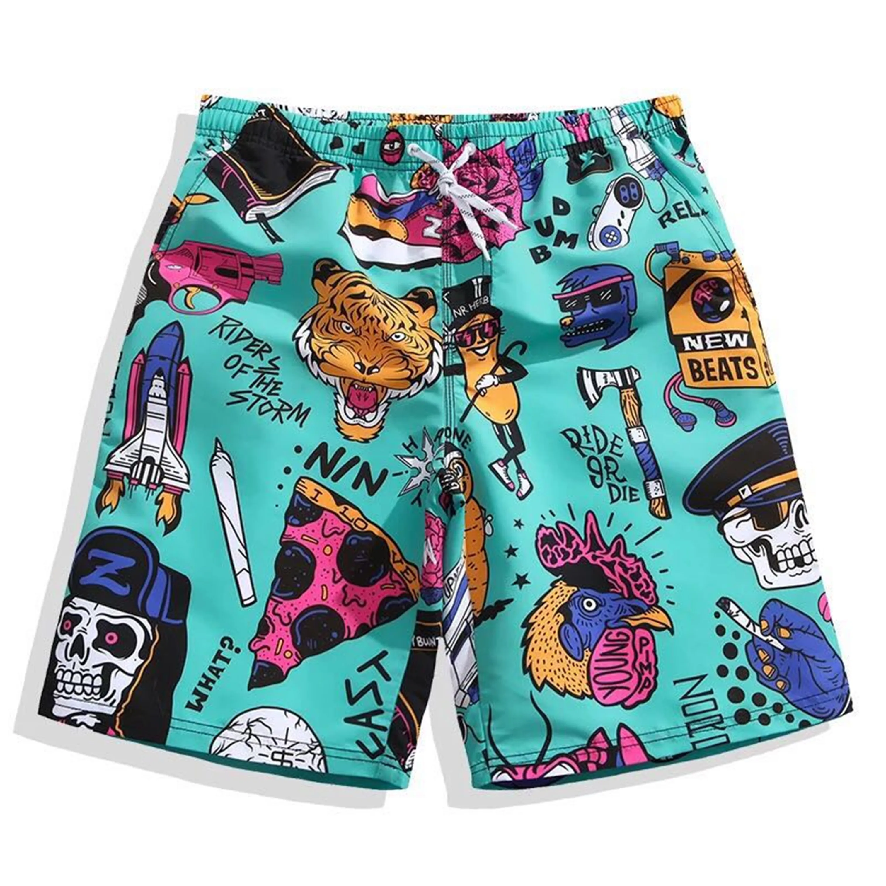 
Hot selling Printed 100 Polyester micro peach skin ideal shorts and coat fabric for outdoor 