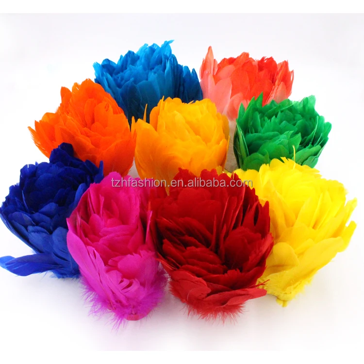 Factory Stock Goose Nagoire And Satinettes Feather Trim For Brazilian Carnival Decorations