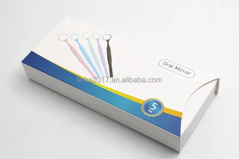 Glin Autoclavable Oral Mirror 134 Degree Centigrade Dental Material Mouth Mirror  With Measurement Ruler Dentist Product