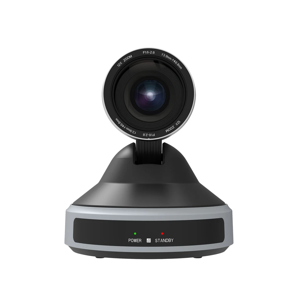 PTZ Conference 1080P/60FPS 12X FHD Camera AI Tracking USB3.0/HDM1/LAN for Video Conference Business Meeting