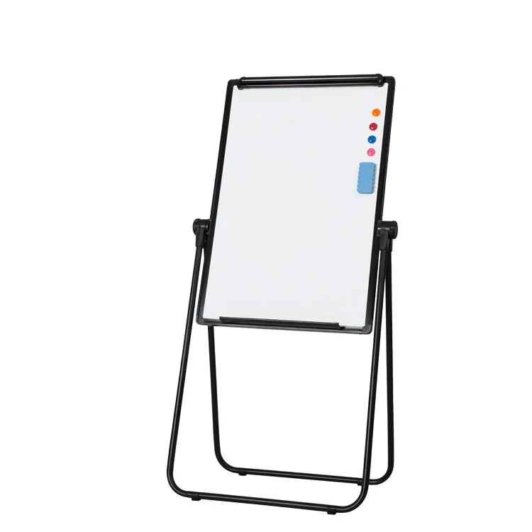 Wholesale  Double Side Magnetic Foldable White Board Flip Chart Paper Drawing Board