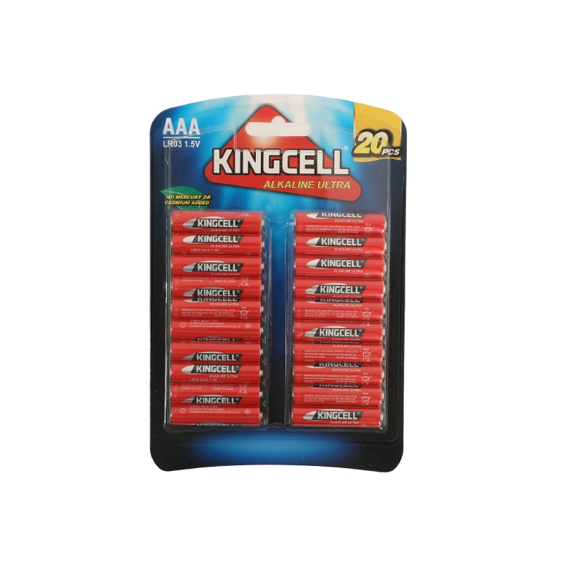 Alkaline Battery High Performance Lr03 Am-4 Aaa 1.5 V Ultra Alkaline Battery