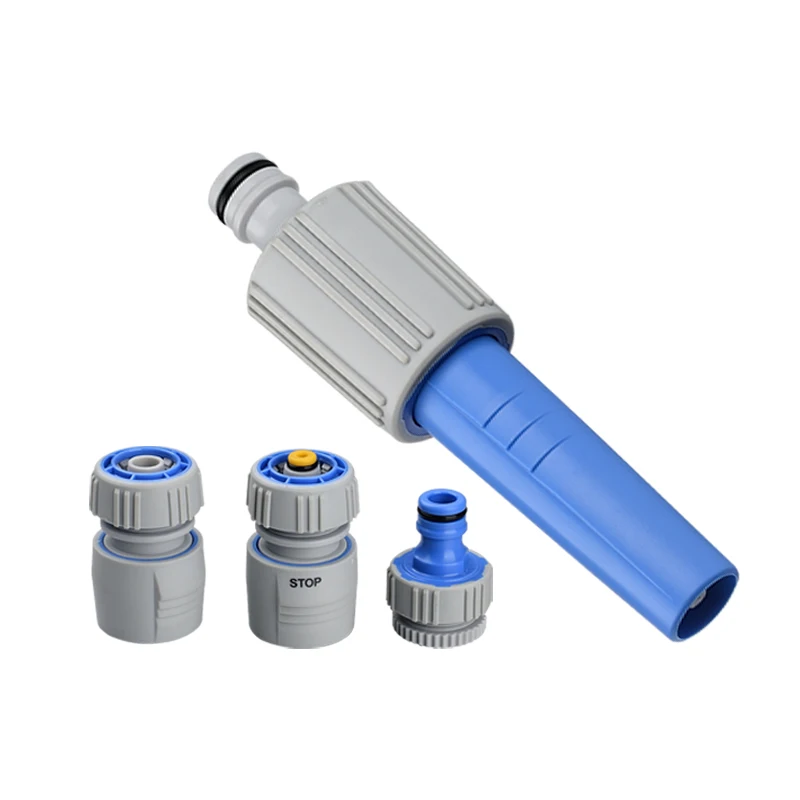 GARTENKRAFT High Pressure Water Spray Gun Garden Hose Nozzle With Tap Adaptor For Irrigation