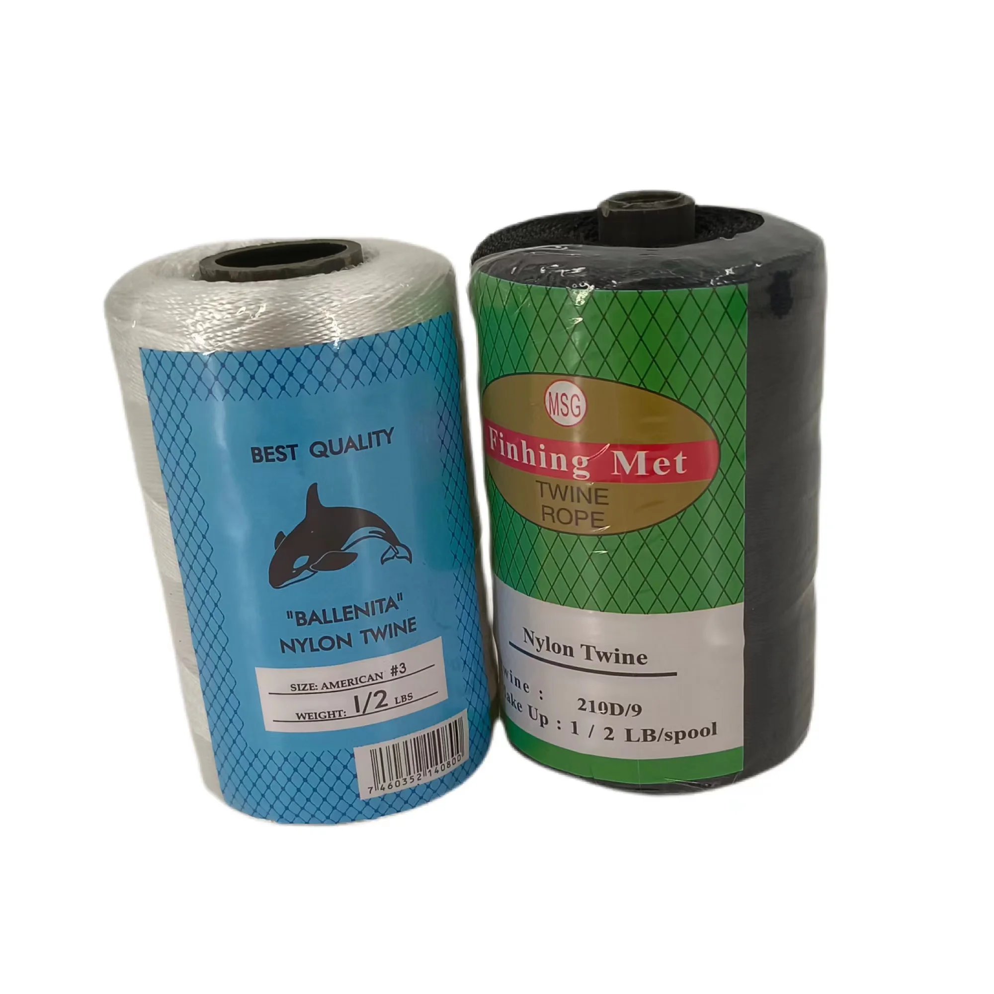210D /9 Nylon fishing twine 100% fishing twine 210d or polyester thread for fishing net  rope