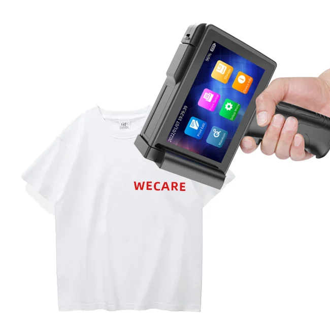 WECARE H91 12.7mm Double Languages Handy Inkjet Handheld Printer for Clothing Printing