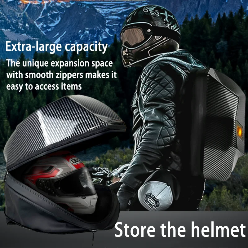 New Led Eye Motorcycle Bag Waterproof Diy Backpack Bluetooth Motorcycle Backpack Riding Bag