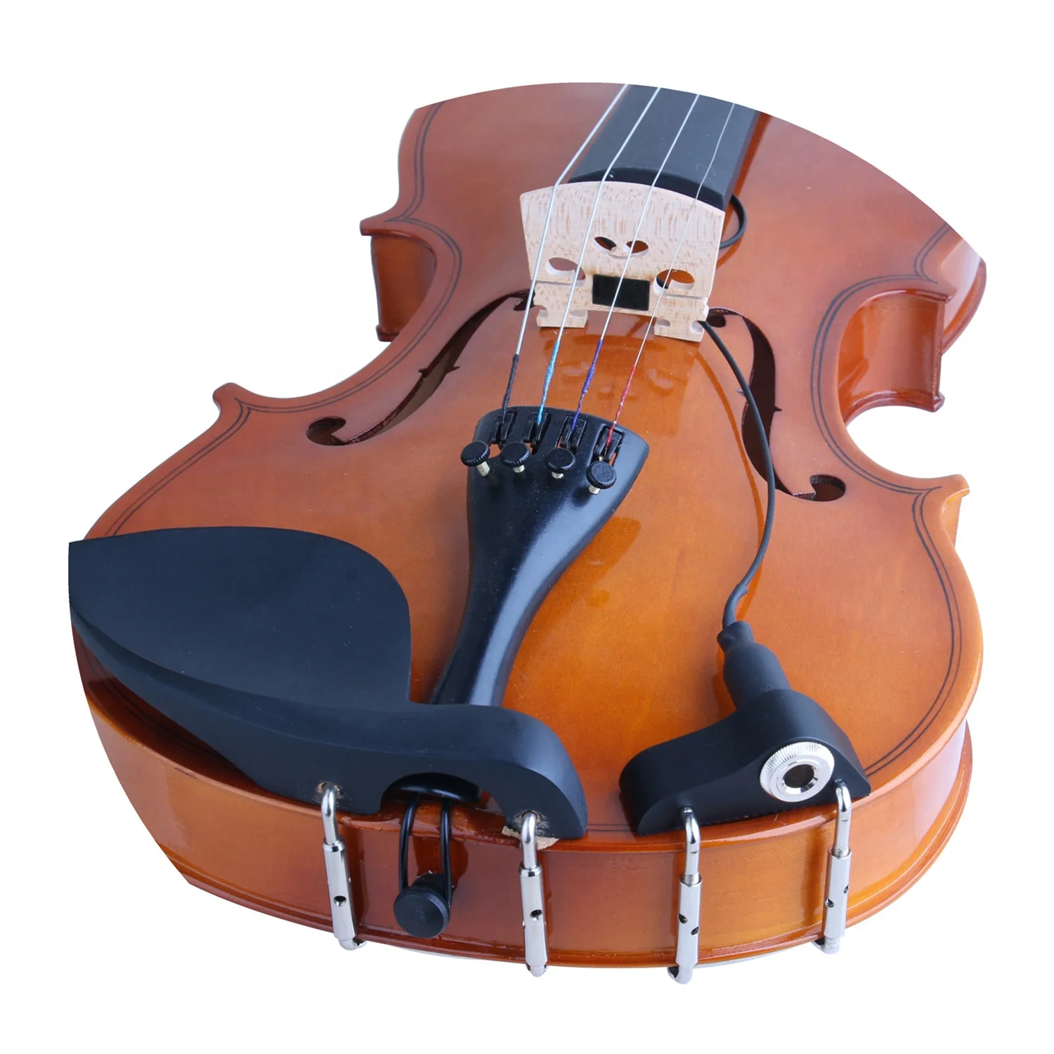 Wholesale High Quality Good Sound Violin Pickup 4/4 Size 4-string Violin Pickup With Jack For Wholesale Low Price