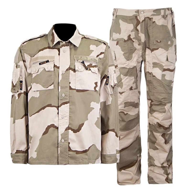YAKEDA F116 Rip-stop Combat Suit Twill Breathable Tactical Clothes UniformeTactico Camouflage Combat Tactical Uniform