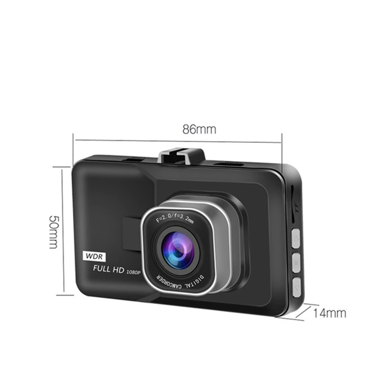 T626 CAR DVR 1080P Dash Cam Recorder 3.0 Inch Screen Display Car Black Box Dash Camera