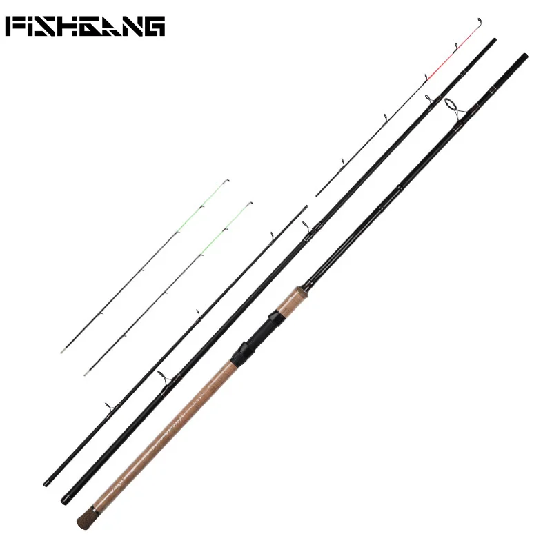 FISHGANG OEM fishing feeder rod 3 sections Wholesale  surf fishing rod 3.6m 3.9m fishing rod with three tips