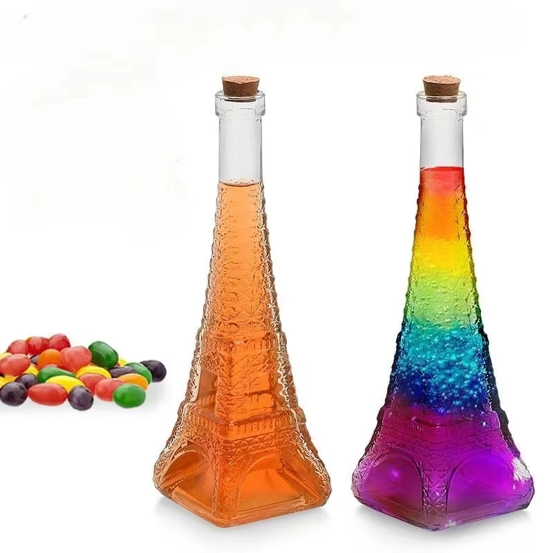 Башня пробковая стеклянная бутылка креативное украшение дрейфовая бутылка желающая Радуга звездное небо прозрачная Счастливая звезда