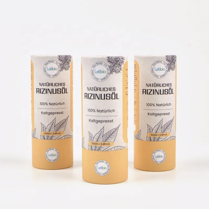 OEM factory biodegradable best gift tube box custom paper tube cardboard tube packaging box for dropper bottle