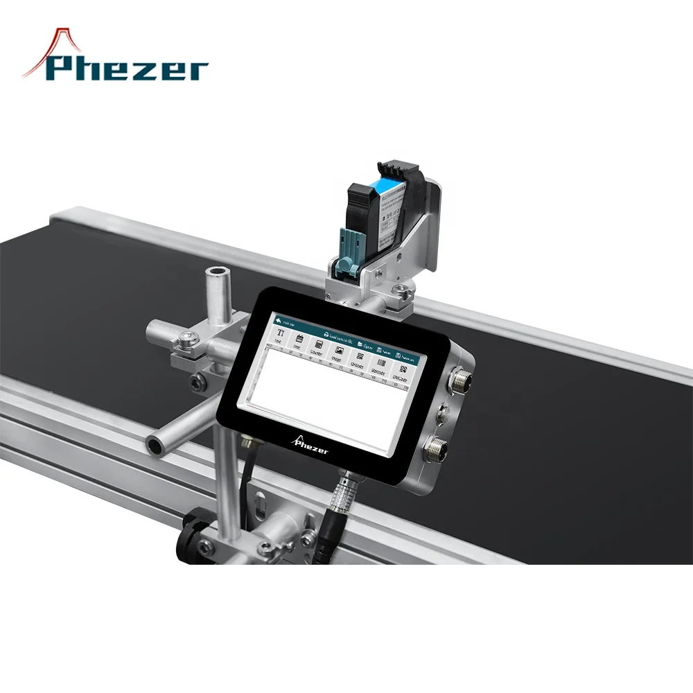 Термальный онлайн струйный принтер Phezer Tij 2 5 металлическая печать логотипа тепловой ручной кодер промышленный