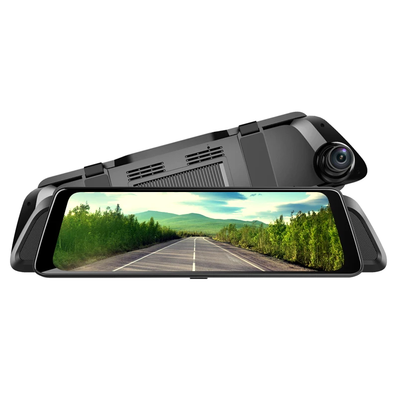 Dual Lens Touch Screen Smart GPS Navigator for Cars 1080p HD Car DVR Rear View Video Recorder