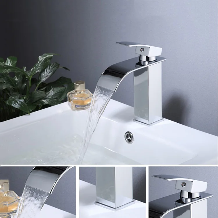 High popularity new durable luxury black and gold bathroom taps