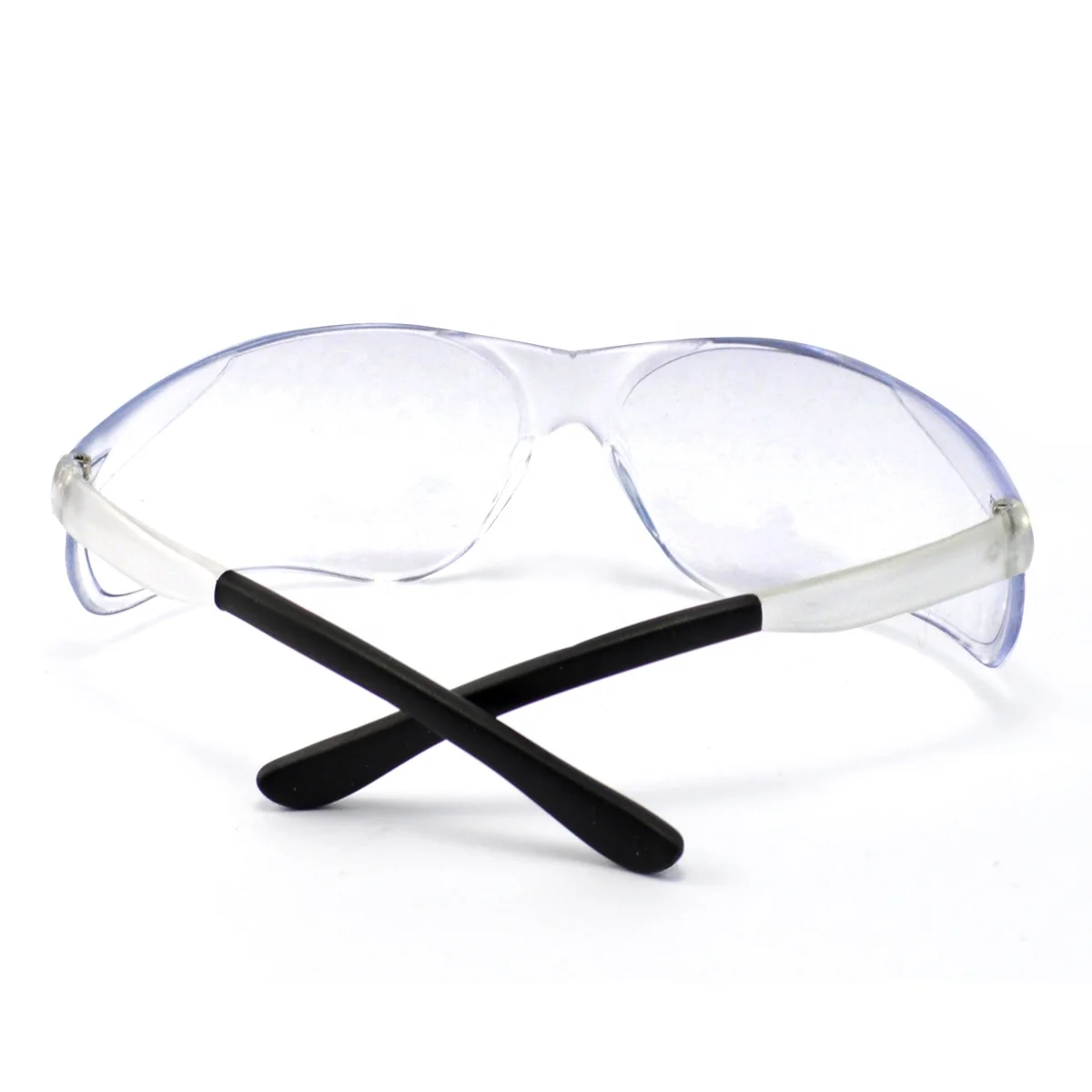 Anti fog Approved Wide-Vision Lab Safety Glasses ANSI Z87.1 Protective Safety Glasses with rubber end tips