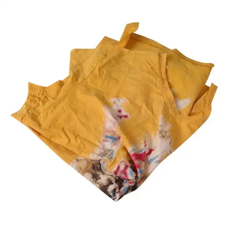 Youyi 25kg 10kg Bales Package Used Clothes Rags T Shirt Rags Cleaning Machine Cotton Wiping Rags