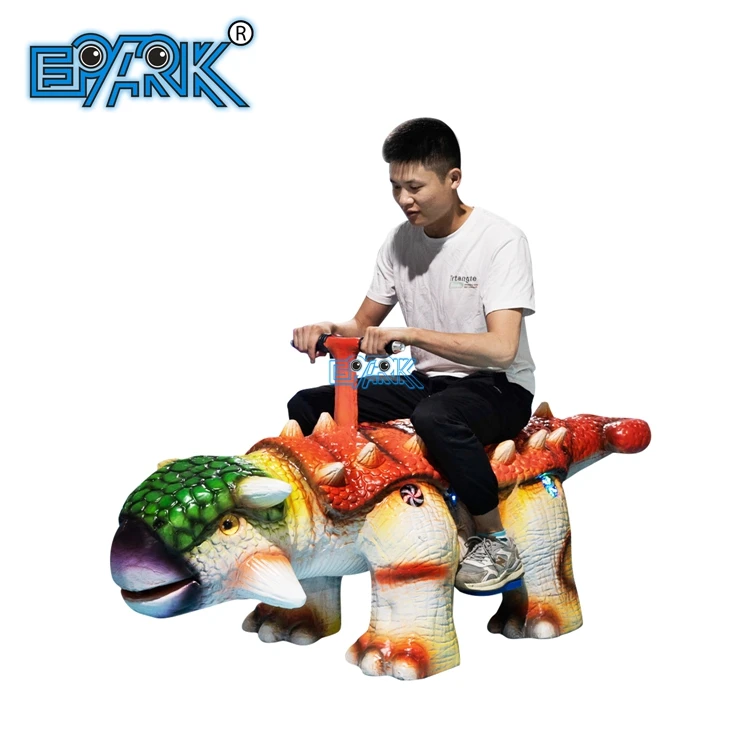 Shopping Mall Children Car Coin Operated Walking Electric Dinosaur Car Ride For Sale