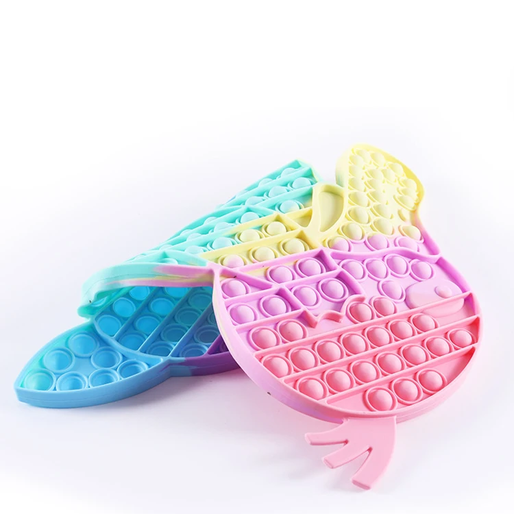 Anti Stress Educational Squeeze Christmas Pop Sensory Push Bubble Fidget Toys