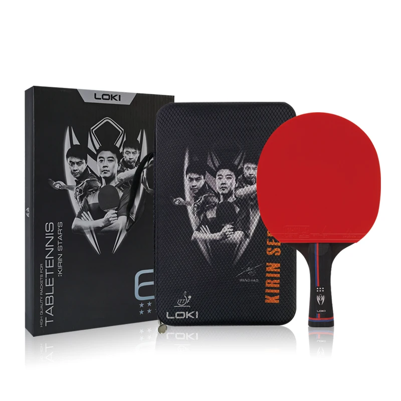 LOKI K6 wholesale customized table tennis paddle best table tennis bat high quality table tennis racket