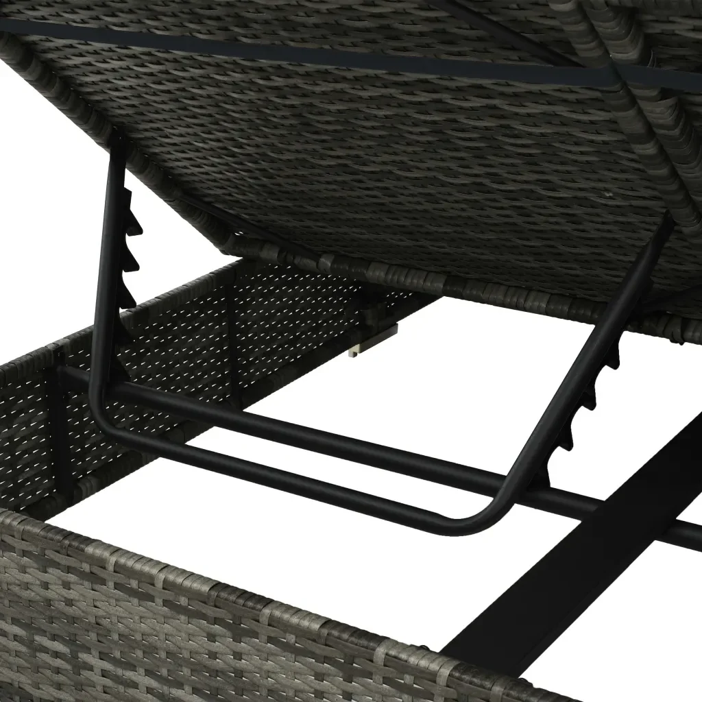 outdoor garden patio balcony poolside rattan and wicker double sun bed with shelter