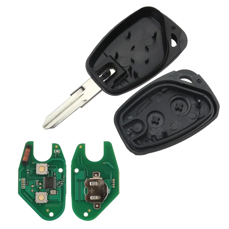 2-Button Car Remote Key Shell Replacement for Renault Vivaro Movano Traffic Kangoo Nissan 433Mhz ID46/PCF7946 Chip
