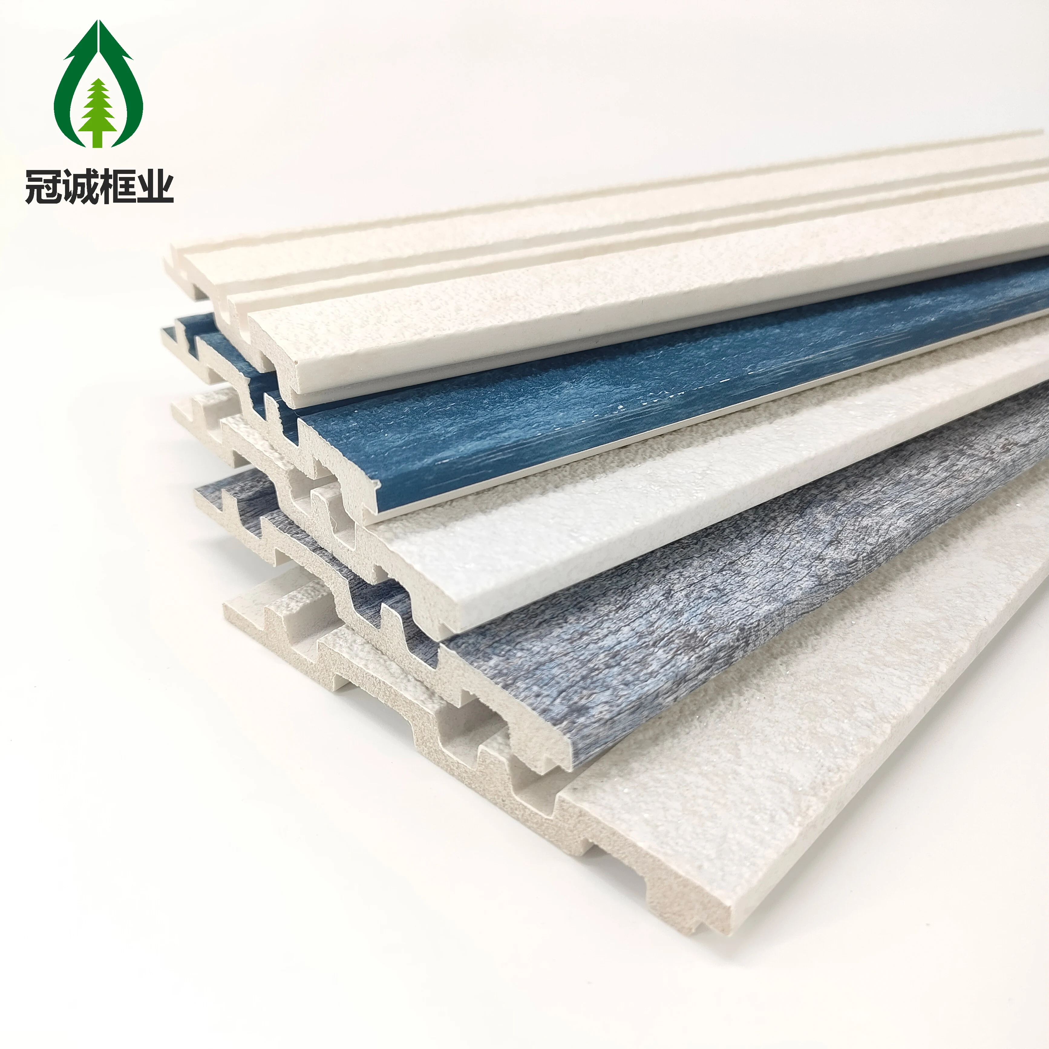 Composite Outdoor Wood Panels Contemporary 3d PS Wall Panel Exterior Decorative Wall Panel for Building Material 12*1.2cm CN;ZHE