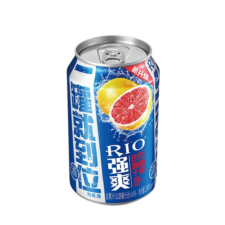 
Списки экспортных продуктов Rio сильный консервированный 8% том 330 мл коктейль со вкусом грейпфрута и рома и водки 24 банки/коробка 