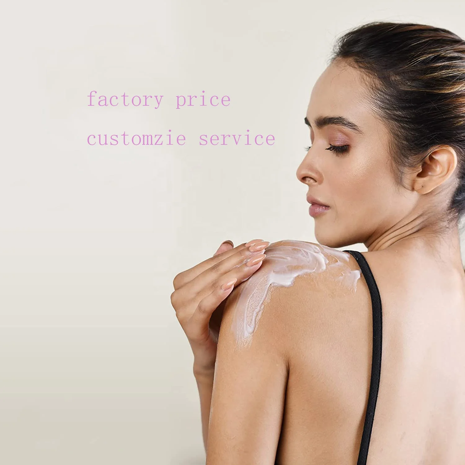 Customize service cream daily moisturizing lotion for dry skin refillable hand cream face wash lotion tube 100ml private label