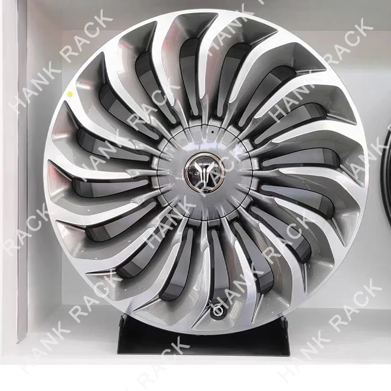 Wheel Display Holder Base Table Top Car Rim Display Base