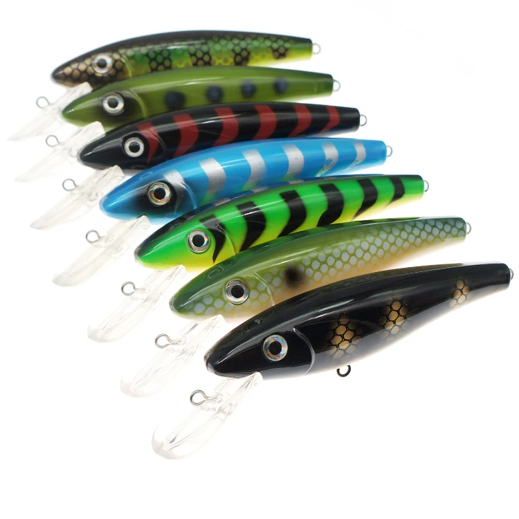 The integrally molded dive lip Crankbait Trolling Minnow Japan Swimbait Crazy Crankbait Fishing Tackle