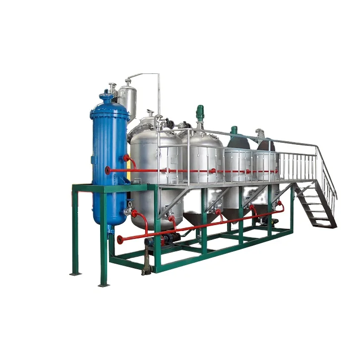 Best decolorization deodorization soyabean oil refinery plant