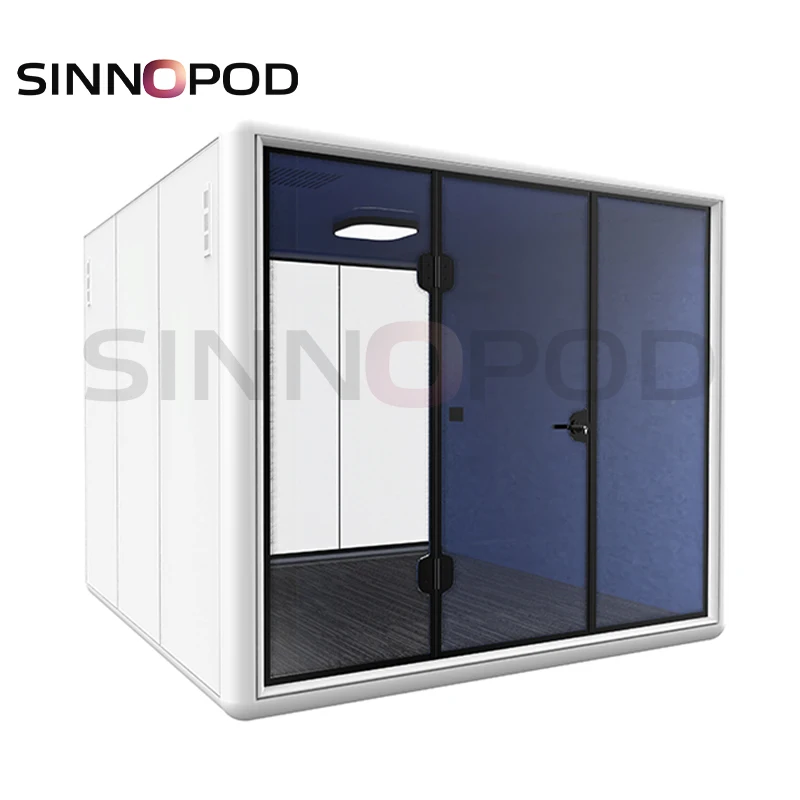 SINNOPOD Office Pod Acoustic Room For Commercial Meeting Office Telephone Booth Soundproof Pod Private Space Silence Office Pod
