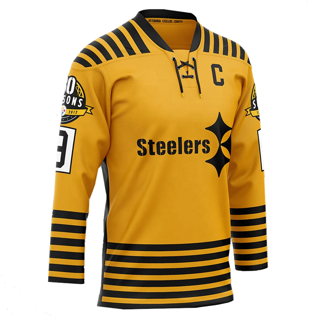 2023 Newest Sublimation Ice Hockey Uniform Ice Hockey Clothing Sublimated Ice Hockey Jerseys