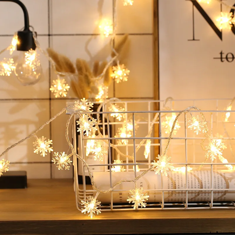 Лидер продаж Рождественские огни праздничные украшения уличные водонепроницаемые снежные гирлянды