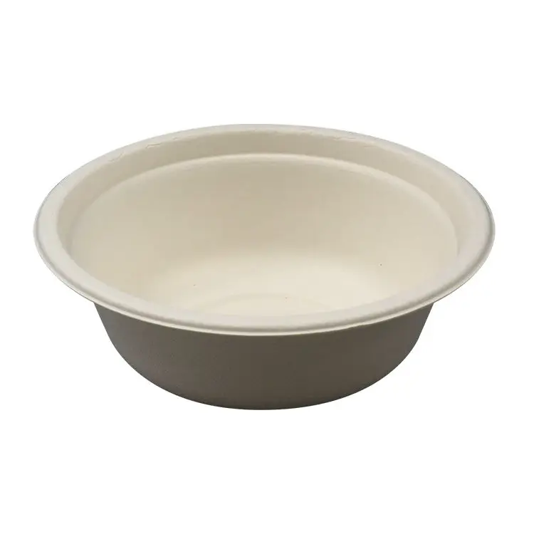 Biodegradable Sugar cane take away packaging Food Container Sugarcane Bagasse Pulp Lunch Plate bowl with Lid