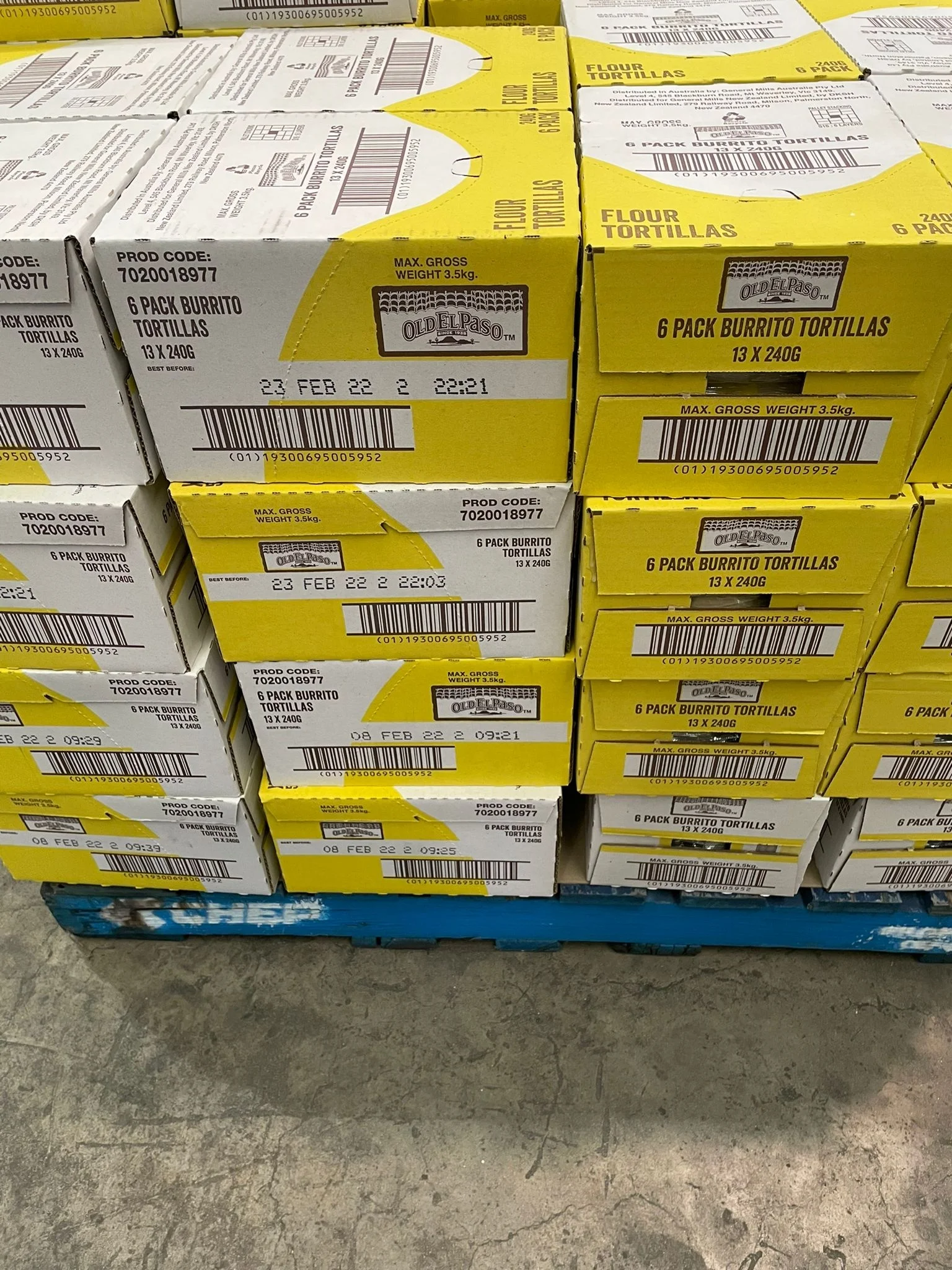 
Old El Paso Tortillas Regular 10 Pack 400g 