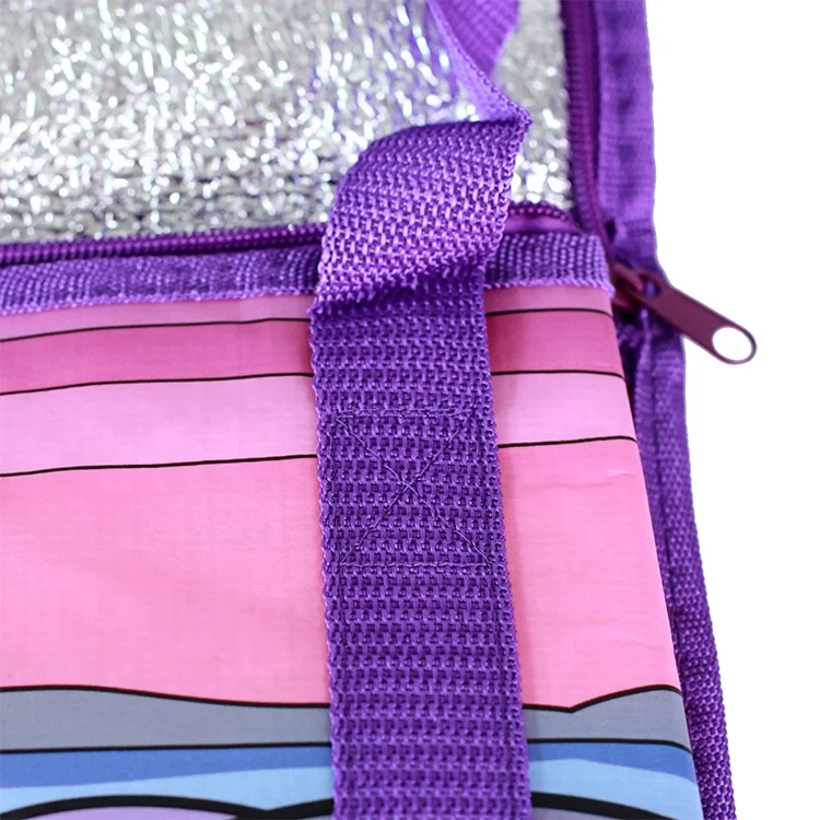 Wholesale factory custom promotional pp non woven food delivery cooler bags restaurant food takeout bag