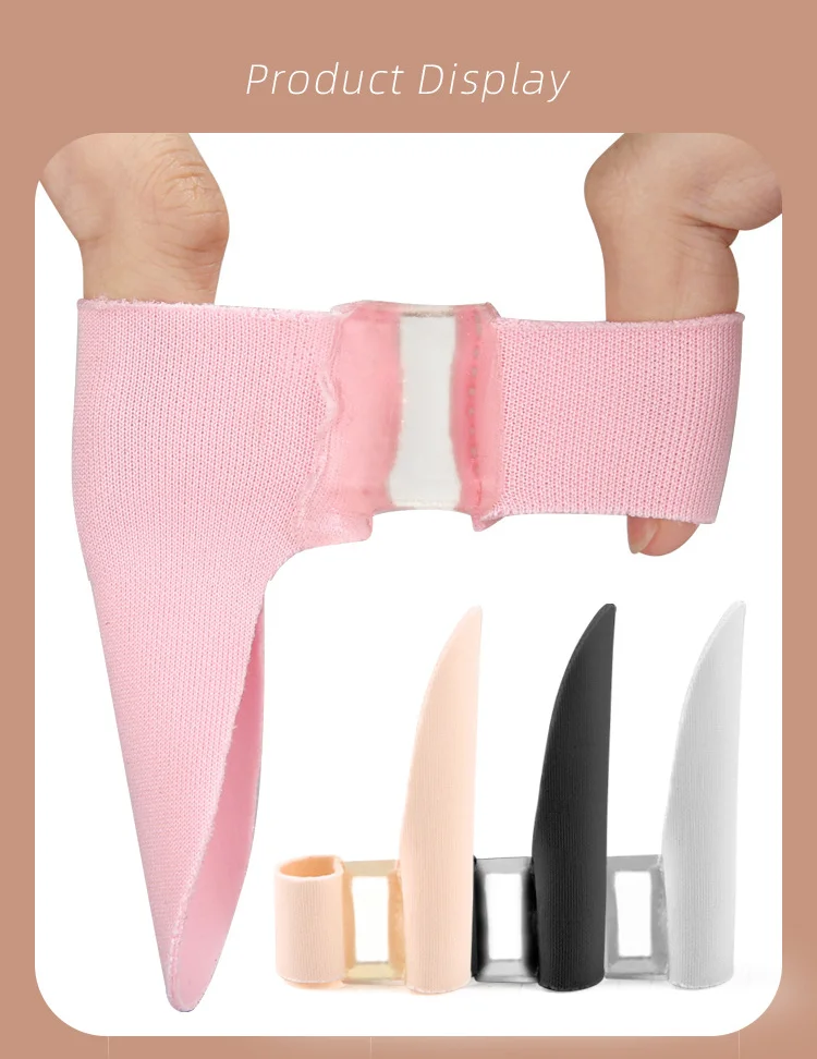 New design Hallux Valgus SEBS Double Toe Separator Big Toe Bunion Corrector Cover Toe protection sleeve