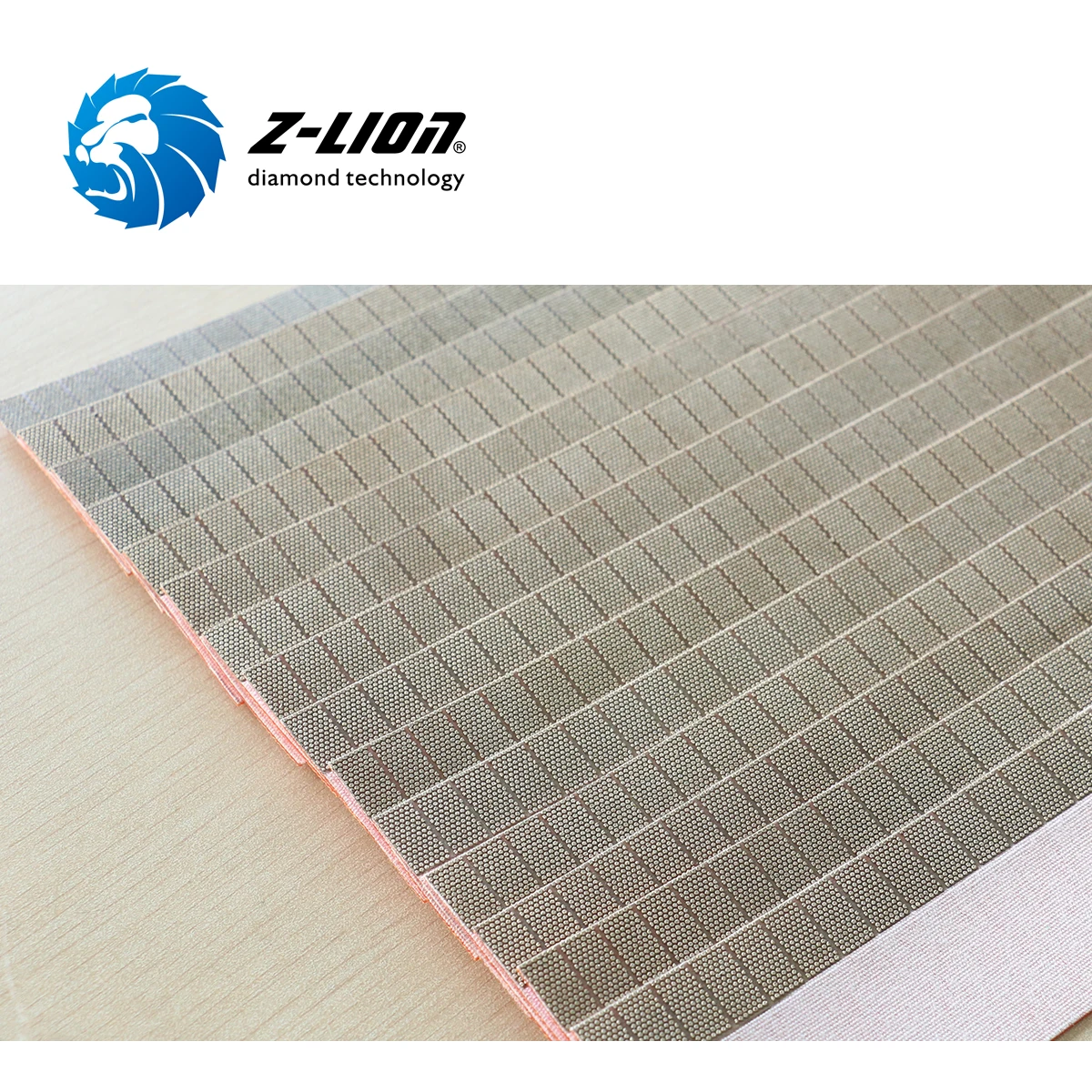 Z Lion Electroplated Diamond Tools Abrasive Sanding Belt for Thermal Spraying Materials