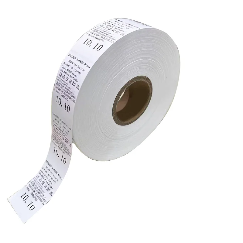 Custom Eco-friendly Printed Labels Clothing Garment White Soft Cotton Ribbon Nylon Taffeta Satin Wash Care Label For Garment