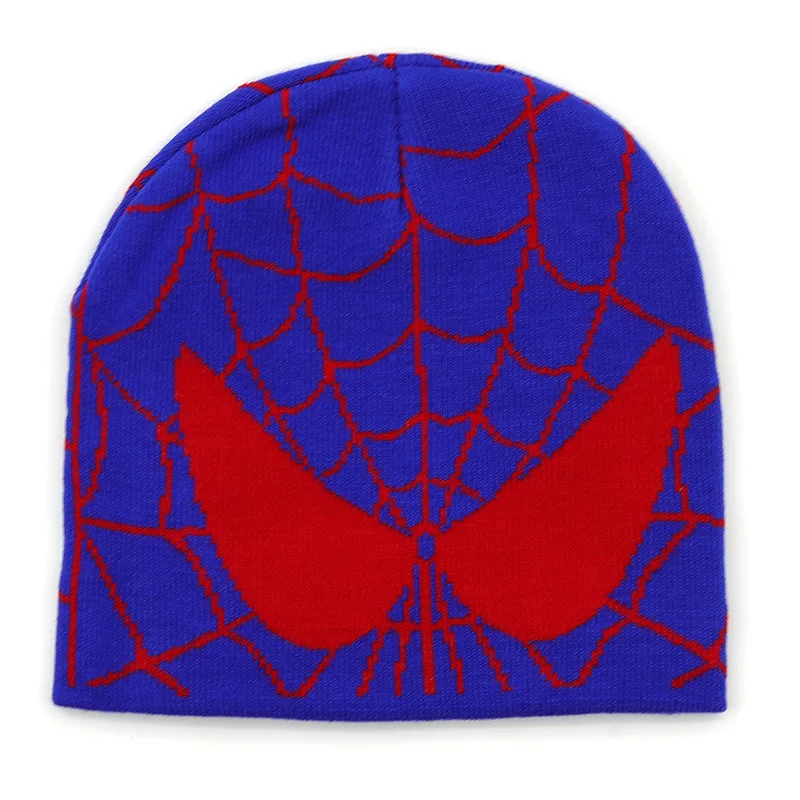 Winter Cuffed Beanie Hats Custom Pattern Knit Acrylic Slouchy Beanie Ski Hat Warm Kids Skull Cap