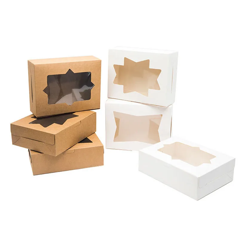 wholesale dessert boxes with window new cake boxes design paper boxes cakes