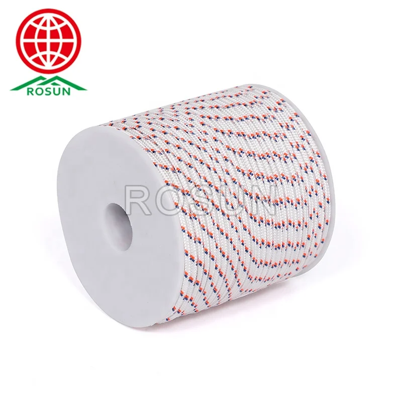 Good Quality Security Gasoline Machine Chainsaw Parts Polyester Braided Recoil Starter Rope