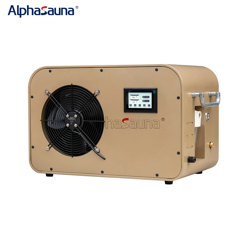 ETL SAA CE PSE Certification Wi-Fi Control Cold Plunge Built in Chiller Plustic For Cooling Water 2hp Optional