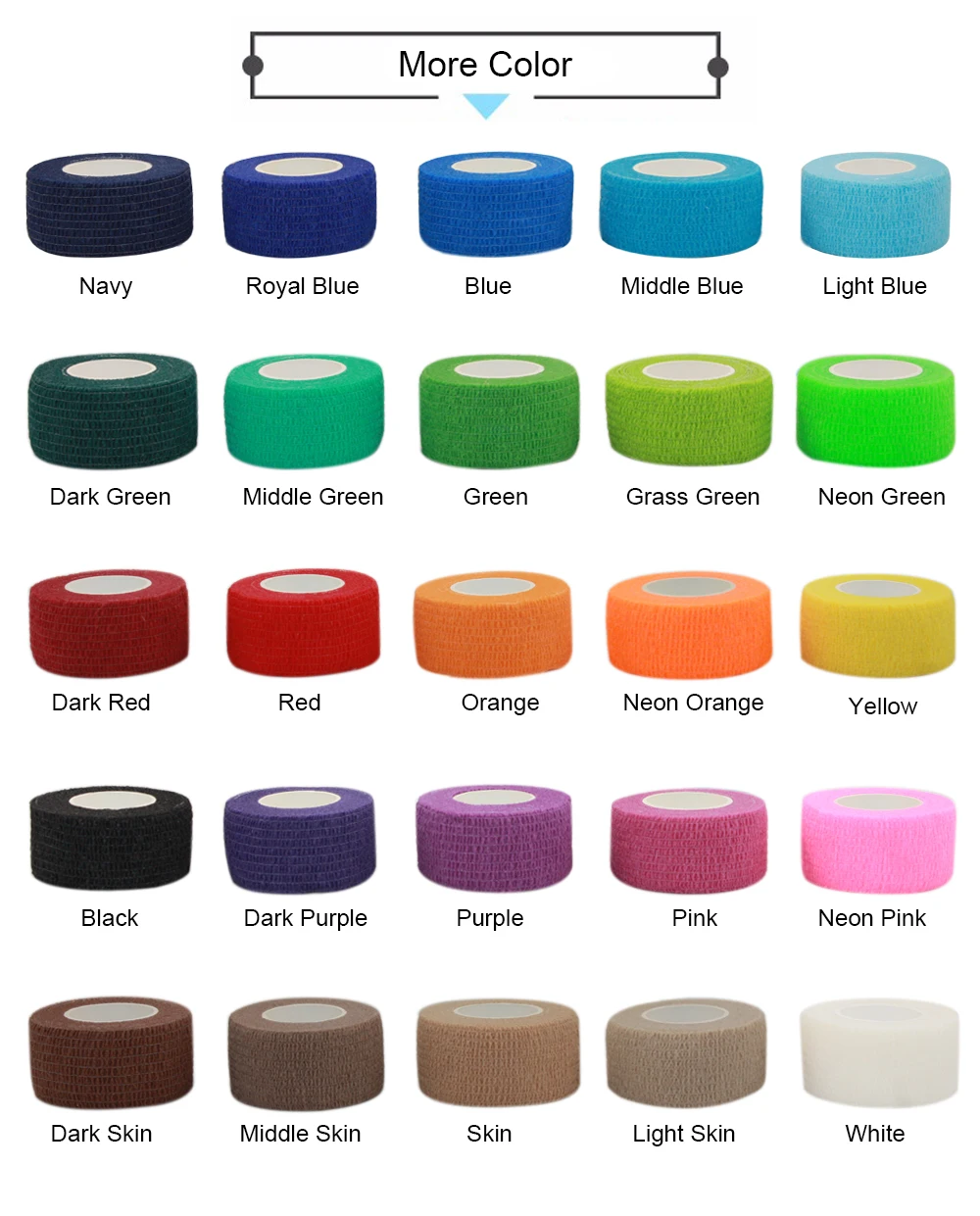 crepe 100% brown cohesive elastic bandage cotton