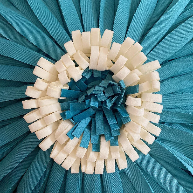 Handmade Velvet Sunflower Throw Square Cushion Cover Couch Living Room Bed Decorative Pillow Cover