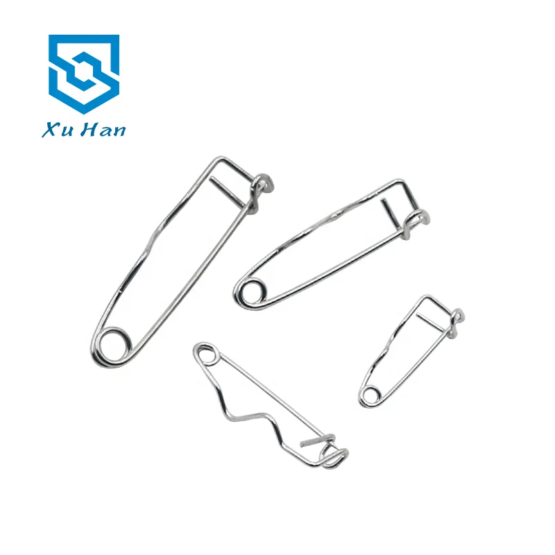 
Wholesale high quality metal S-shaped safety pin, special-shaped pin for Badge 