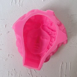 Форма Medusa в виде свечи греческая скульптура тело лицо змея волосы фигурка восковые силиконовая